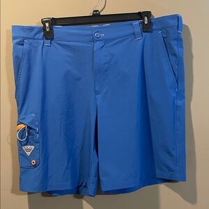 Men’s Blue Columbia PFG Shorts